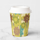 Urban Camouflage Floral Pattern Birthday 紙コップ (右)