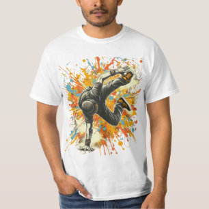 Urban Canvas 2.0: Breakdanceのリイメージ Tシャツ