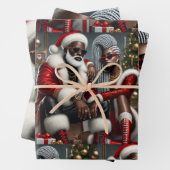 Urban Chic Santa Wrapping Paper Sheets ラッピングペーパーシート (インサイチュ)