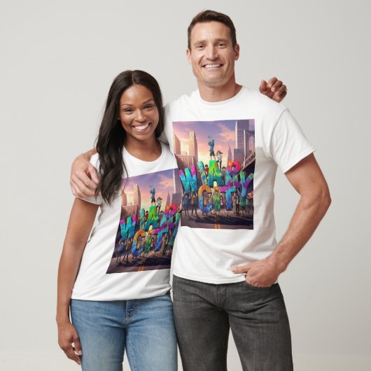 Urban City Graffiti Power Tシャツ (ユニセックス)