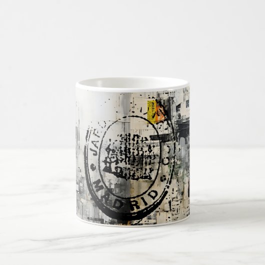 Urban City Library Stamp Mug Holiday コーヒーマグカップ (中央)