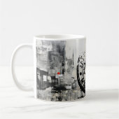 Urban City Library Stamp Mug Holiday コーヒーマグカップ (左)