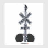 Urban Cityscape Waiting Custom-Cut Vinyl Sticker シール (シート)