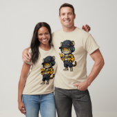 Urban Claw Tiger Cub | おしゃれストリート系DJネコ Tシャツ (ユニセックス)