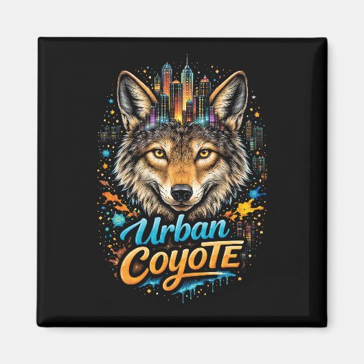 Urban Coyote マグネット (正面)