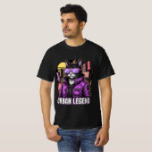 Urban CyberSamurai Retro Streetwear GraphiT-Shirt Tシャツ (正面フル)