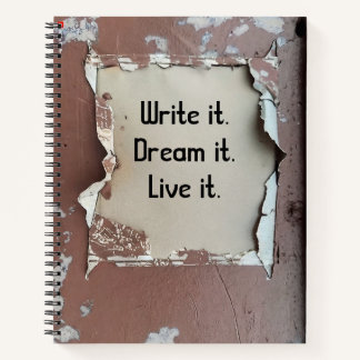 Urban Decayテーマ- Grungy 絵を描 Spiral Notebook ノートブック