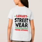 Urban Elegance: Luxury Street Wear Design トライブレンドＴシャツ (裏面)