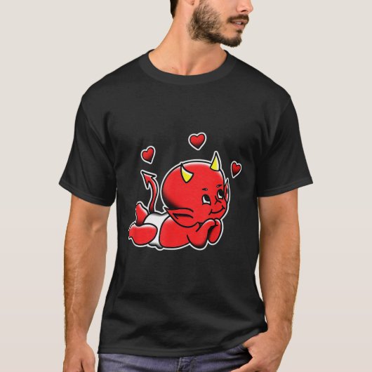 Urban Empyre Kewe Baby Cud Devil Demon Love , Smal Tシャツ (正面)