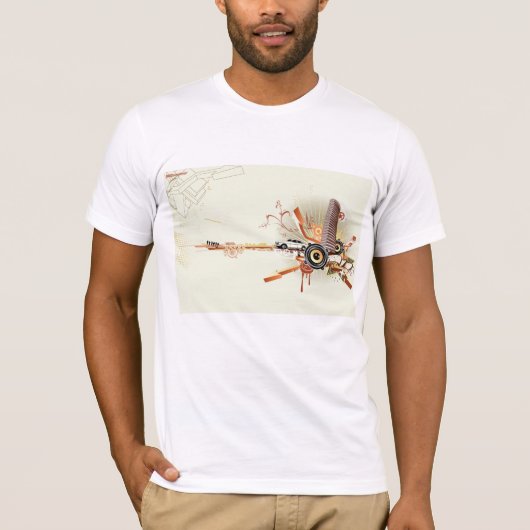 Urban Environment Background Mens Tシャツ (正面)