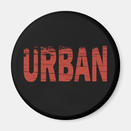 urban explore urbexレタリングスクリプトグラフィック マグネット (正面)