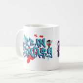 Urban Fantasy Genre Lover コーヒーマグカップ (正面左)