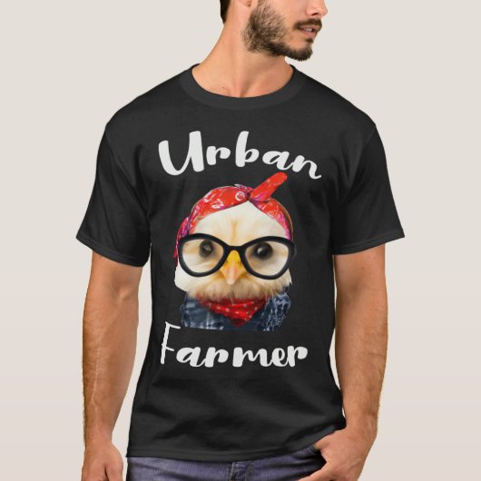 Urban Farmer for Urban Farming with Homestead Gard Tシャツ (正面)