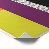 Urban Frequency」 – ジオメトカラフルリ抽象芸術 ポスター (角)