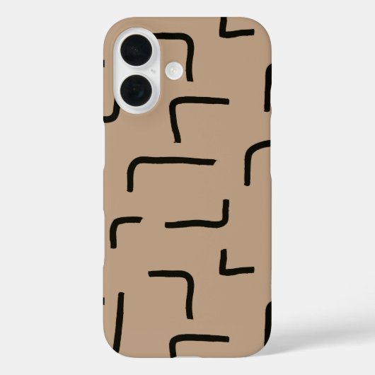 Urban Geo | オニキス ナチュラル | ブレンダー パターン Case-Mate iPhoneケース (裏面)