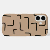 Urban Geo | オニキス ナチュラル | ブレンダー パターン Case-Mate iPhoneケース (裏面 (横))