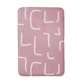 Urban Geo | Blush Muted | ブレンダーパターン バスマット (正面縦)