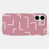 Urban Geo | Blush Muted | ブレンダー パターン Case-Mate iPhoneケース (裏面 (横))