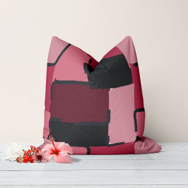 Urban Geo | Blush Muted | 英雄的なパターン クッション