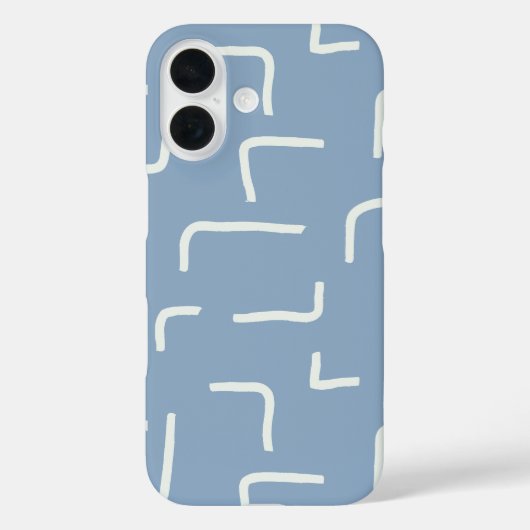Urban Geo | Cobalt Cool | ブレンダーパターン Case-Mate iPhoneケース (裏面)