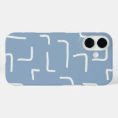 Urban Geo | Cobalt Cool | ブレンダーパターン Case-Mate iPhoneケース (裏面 (横))