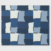 Urban Geo | Geo Cobalt | Hero Pattern ラッピングペーパー (フラット)