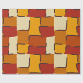 Urban Geo | Terra Warm | Heroパターン ラッピングペーパー (フラット)