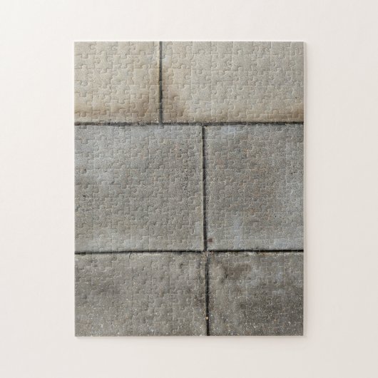 Urban Geometry: Rain‑Washed Lines in Quiet Gray ジグソーパズル (縦)