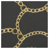 Urban Gold Chains Streetstyle Pattern  ファブリック (クローズアップ)