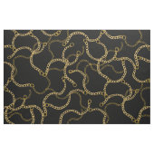 Urban Gold Chains Streetstyle Pattern  ファブリック (ファットクウォーター)