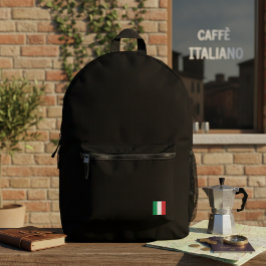 Urban Gorpcore Technical Black Backpack Printed  プリントバックパック