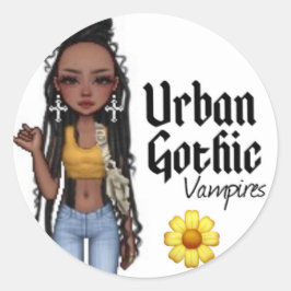 Urban Gothic Vampiresスタンプ4 ラウンドシール