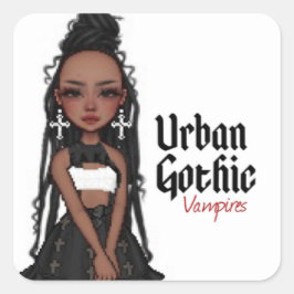 Urban Gothic Vampiresステッカー1 スクエアシール