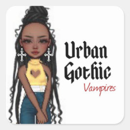 Urban Gothic Vampiresステッカー3 スクエアシール
