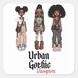 Urban Gothic Vampiresステッカー5 スクエアシール