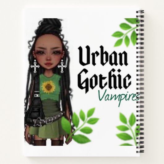 Urban Gothic Vampires Notebook 3 ノートブック (裏面)