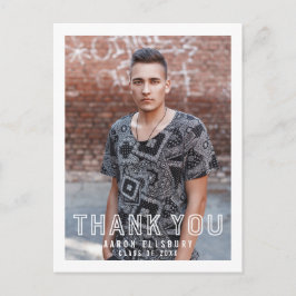 Urban Grad Photo Gradation Thank Youポストカード ポストカード