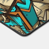 Urban Graffiti Abstract Explosion デスクマット (コーナー)