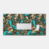 Urban Graffiti Abstract Explosion デスクマット (キーボード&マウス)