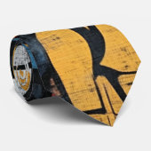 Urban Graffiti Collage with Bold Colors  Paint (4) ネクタイ (ロール)