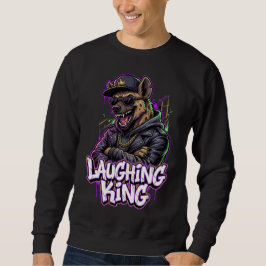 Urban Graffiti Hyena Laughing King Wall Art スウェットシャツ