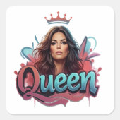 Urban Graffiti Queen スクエアシール (正面)