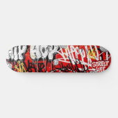 Urban Graffiti Street Art Custom ThrowUp Scribble  スケートボード (横)