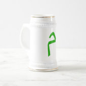 Urban Graffiti Text Art Beer Stein ビールジョッキ (正面左)