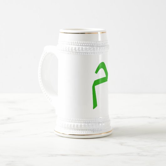 Urban Graffiti Text Art Beer Stein ビールジョッキ (正面左)