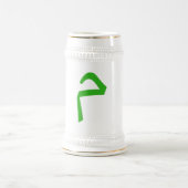 Urban Graffiti Text Art Beer Stein ビールジョッキ (中央)