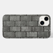 Urban Grey Brick Pavement Texture iPhone Case Case-Mate iPhoneケース (裏面 (横))