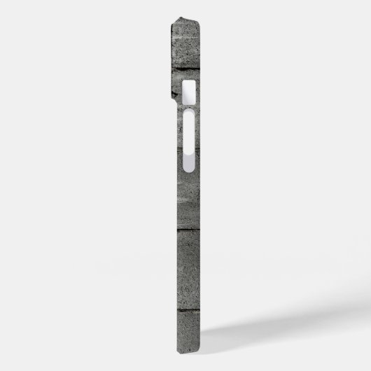Urban Grey Brick Pavement Texture iPhone Case Case-Mate iPhoneケース (裏面 / 左)