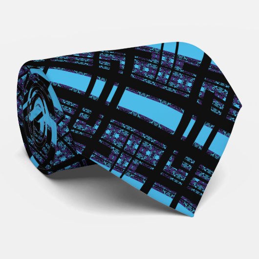 Urban Grid – Luxury Men’s ネクタイ (ロール)