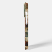 Urban Grunge Checkerboard Phone Case - Artistic  Case-Mate iPhoneケース (裏面 / 左)